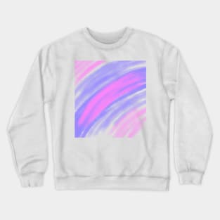 Pink purple watercolor abstract art Crewneck Sweatshirt